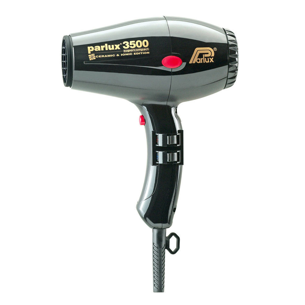 Parlux 3500 Super Compact Black Hair Dryer Hair Dryers Sally