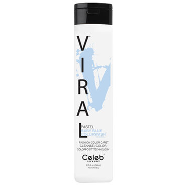 Celeb Luxury Viral Semi Permanent Colorwash Shampoo - Pastel Blue 244ml
