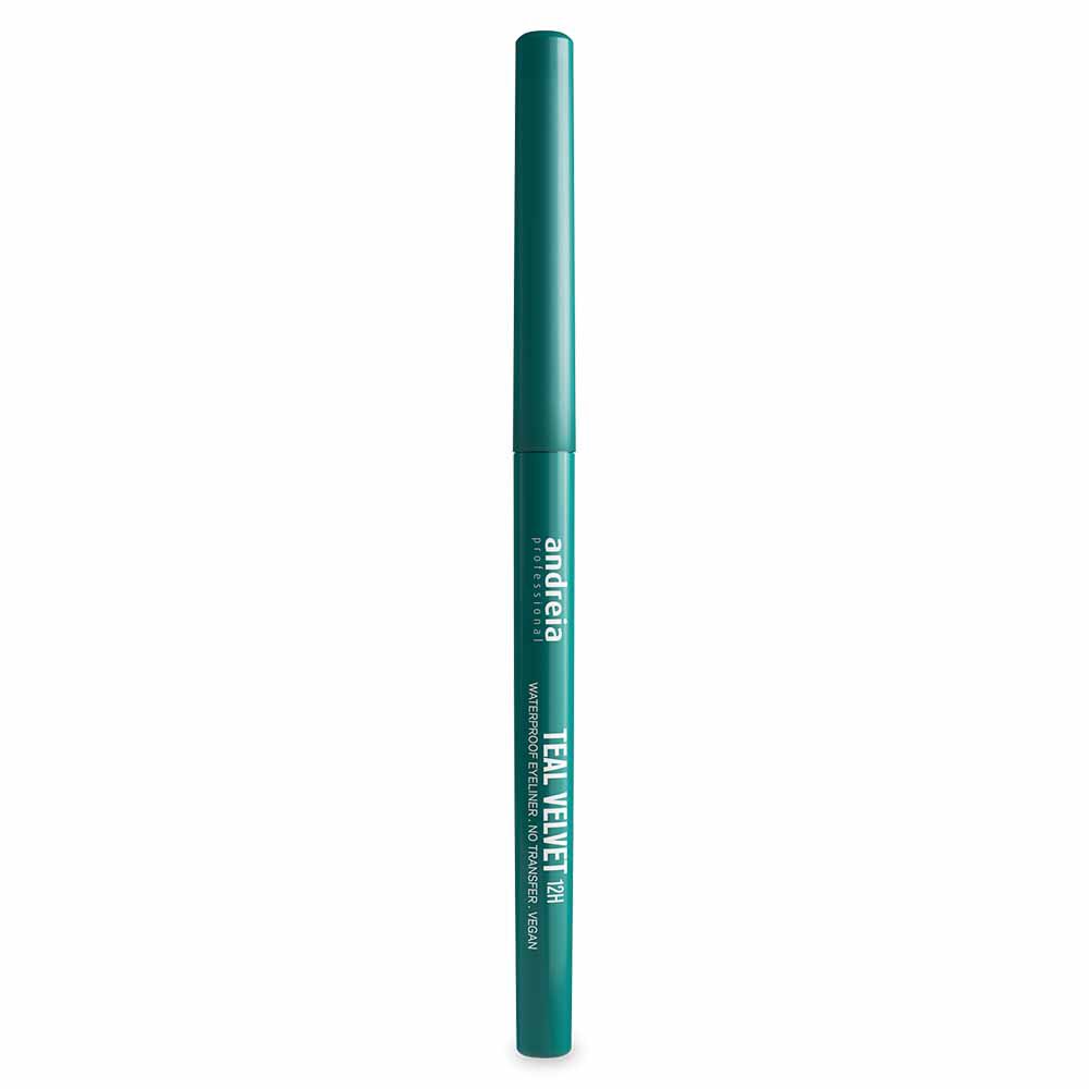 Andreia Professional Teal Velvet 12H, Waterproof Eyeliner - Teal 0.31g