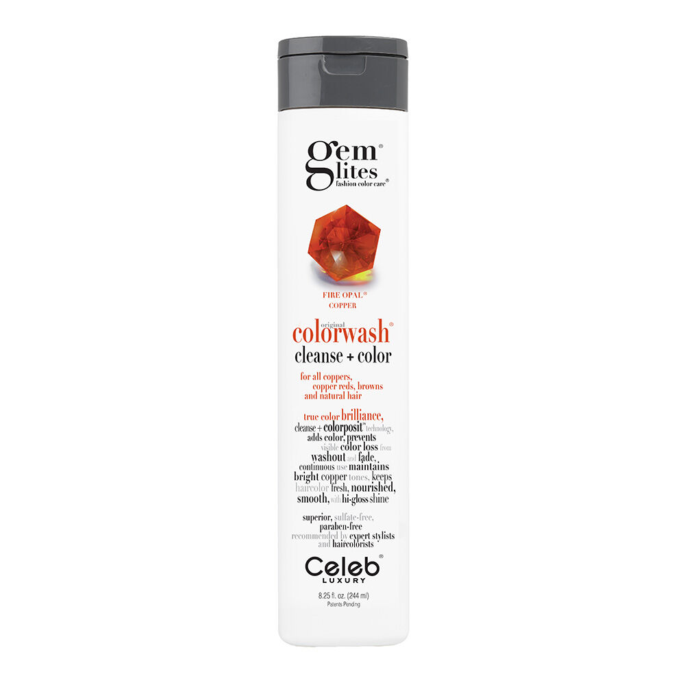 Celeb Luxury Gem Lites Semi Permanent Colourwash Shampoo Red