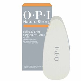OPI Nature Strong Skincare Disposable Grit Strips - 80 Grit 95g