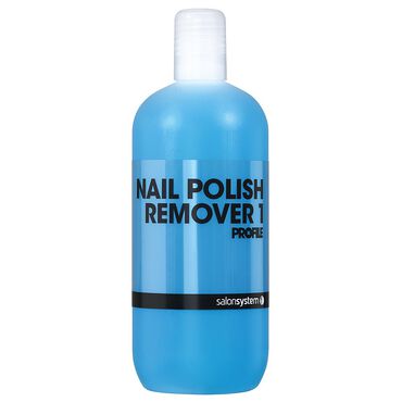 Salon System Polish Remover With Acetone 500ml