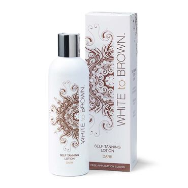 WHITE to BROWN Self Tanning Lotion Dark 250ml