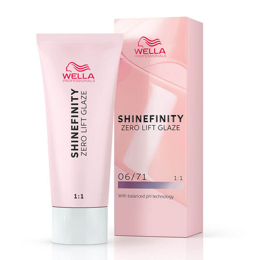 Wella Professionals Shinefinity Zero Lift Glaze - 06/71 Cool Frosted Chestnut 60ml