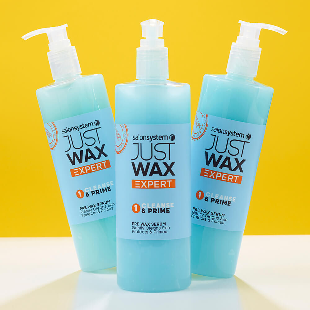 Just Wax Expert Cleanse & Prime Pre Wax Serum 500ml | Waxing