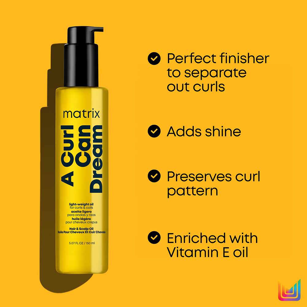 Matrix Total Results A Curl Can Dream Hair Oil 150ml Hair Oils
