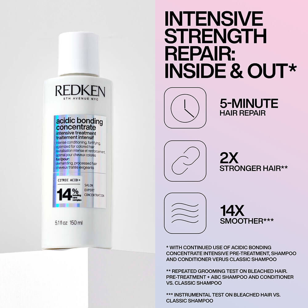 Redken Acidic Bonding Concentrate Intensive PreTreatment 150ml Hair Shampoo Sally Beauty