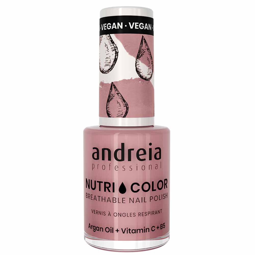 Andreia Professional Nutri Color NC 5 Nude Pink - Nail Polish, 10.5ml