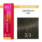 Wella Professionals Color Touch Demi-Permanent Hair Colour - 5/1 Light Brown Ash 60ml