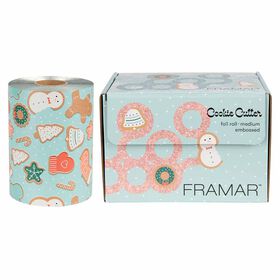 Framar Cookie Cutter Medium Embossed Hair Foil Roll 320ft