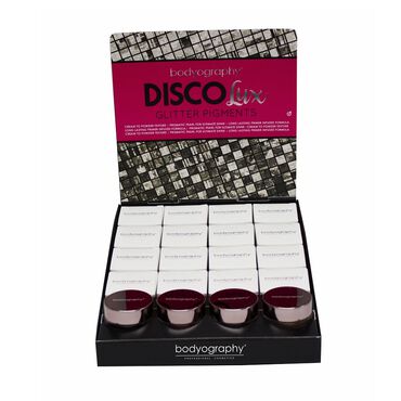 Bodyography Glitter Pigments 16 Piece Display