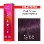 Wella Professionals Color Touch Demi-Permanent Hair Colour - 3/66 Dark Brown Violet Intensive 60ml