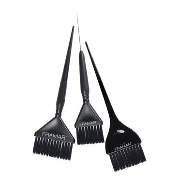 Framar Variety Hair Colour Brush Set - Pack of 3