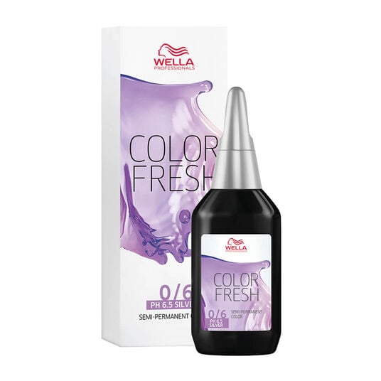 Wella Professionals Colour Fresh Semi Permanent Hair Colour - 0/6 Silver Violet 75ml