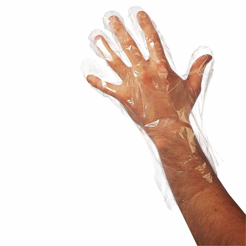 Sibel Clear Poly Gloves, Pack of 50