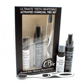 CB&CO Ultimate Teeth Whitening Activated Charcoal Trio Set