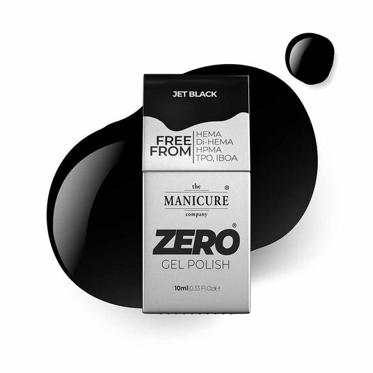 The Manicure Company Zero&trade; Gel Polish Colour Coat - Jet Black 10ml