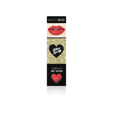 Beauty BLVD Glitter Lips Ruby Slippers Red 3g