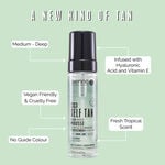 Sienna X Medium Deep Self Tan Clear Water Mousse 200ml