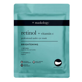 Maskology Retinol + Vitamin C Professional Under Eye Mask, 3 x 3.5g