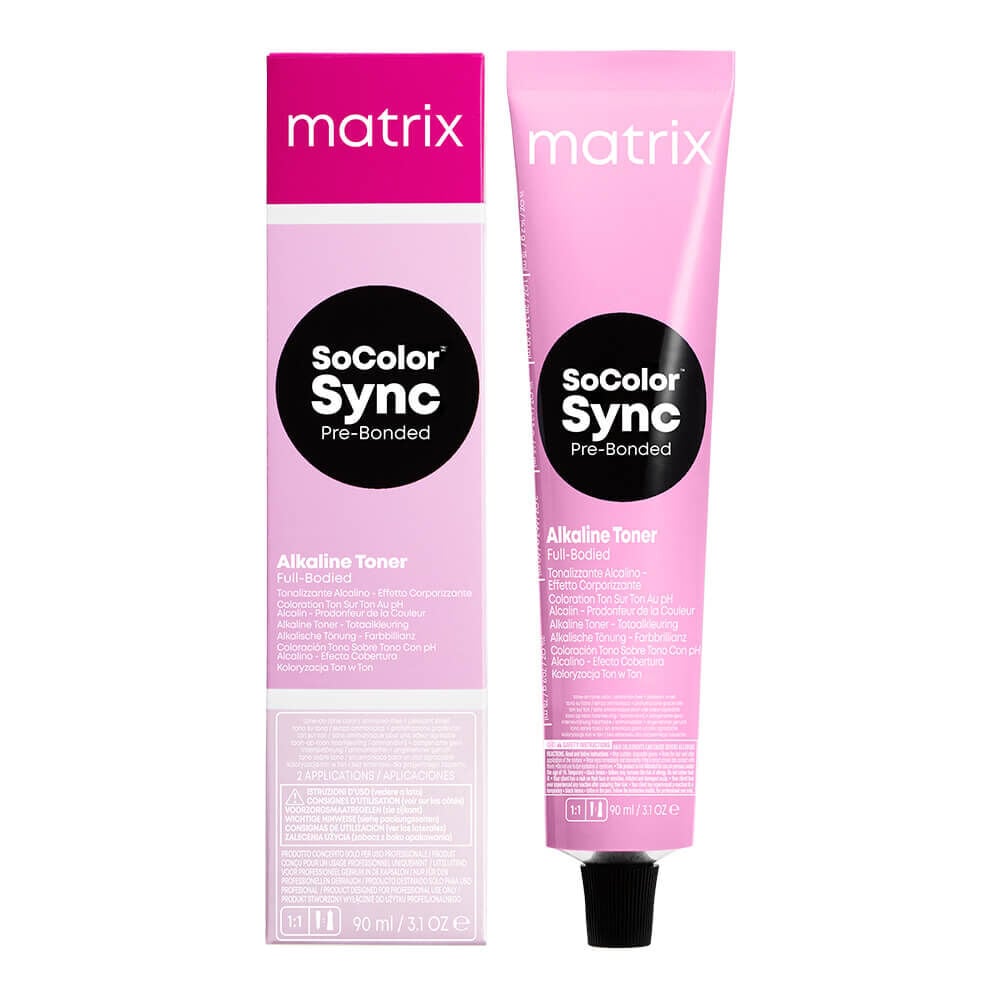 Matrix SoColor Sync Pre-Bonded Alkaline Toner, Cool Palette - 10V 90ml |  Semi & Demi Permanent Hair Colour | Sally Beauty