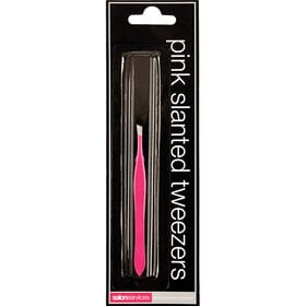 Salon Services Tweezers Slanted Pink