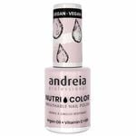 Andreia Professional Nutri Color NC 27 Pink White - Nail Polish, 10.5ml