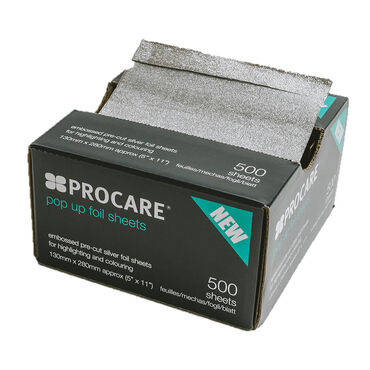Procare Pop-Up Silver Embossed Colouring Foil, 500 Sheets Procare Pop-Up Silver Embossed Colouring Foil, 500 Sheets