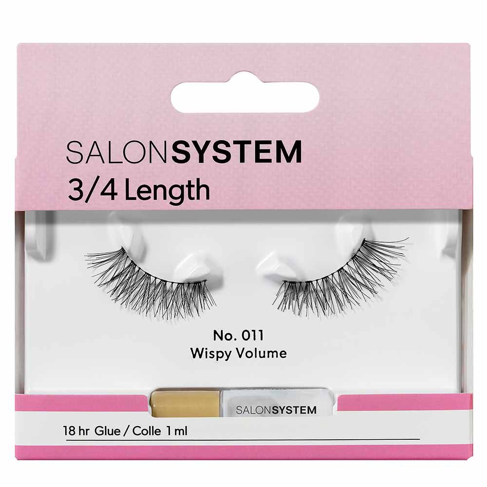 Salon System Strip Lash 011 3/4 Length