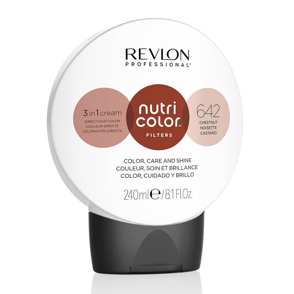 Revlon Nutri Color Filters Direct Semi-Permanent Hair Colour Mask - 642 Chestnut 240ml