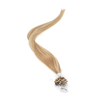American Pride Micro Ring Human Hair Extension 18 Inch - 18/22 Brown/Blonde