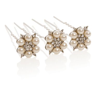 Wildest Dreams Pearl and Crystal Hair Pin