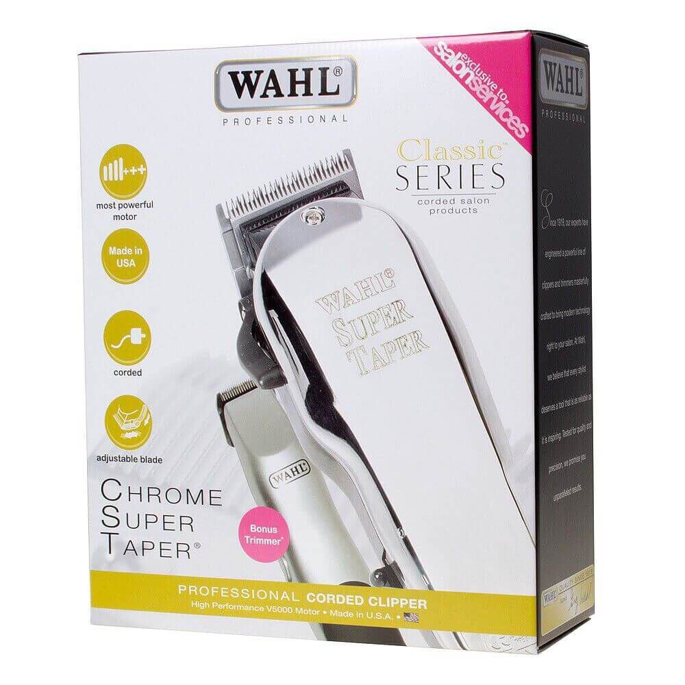 WAHL Chrome Super Taper Combo Pack