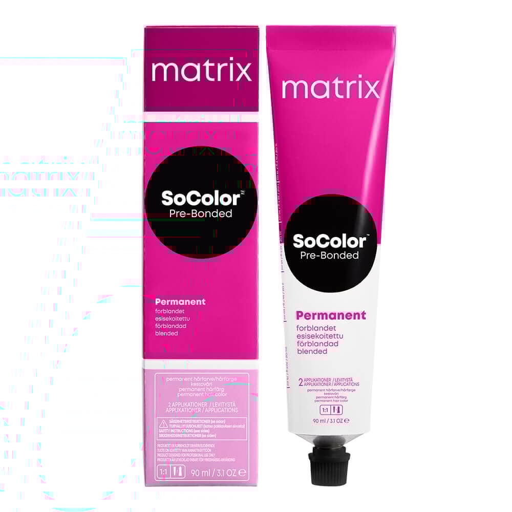 Matrix SoColor Pre-Bonded Permanent Hair Colour, Blended Natural, Cool Palette - 8P 90ml