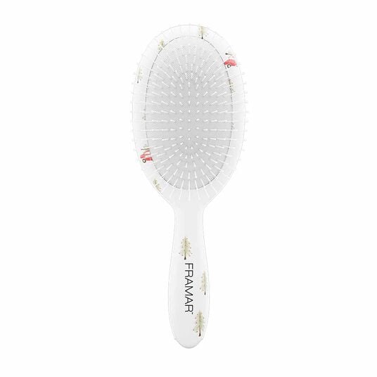 Framar Holly Days Detangle Brush - Evergeen