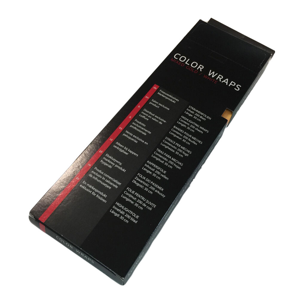 Wella Professionals Colour Wrap Gold and White Sheets Brushes, Bowls & Colour Application