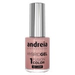 Andreia Professional Hybrid Gel Nail Polish - Fusion Color H79 Light Pink Nude, 10.5ml