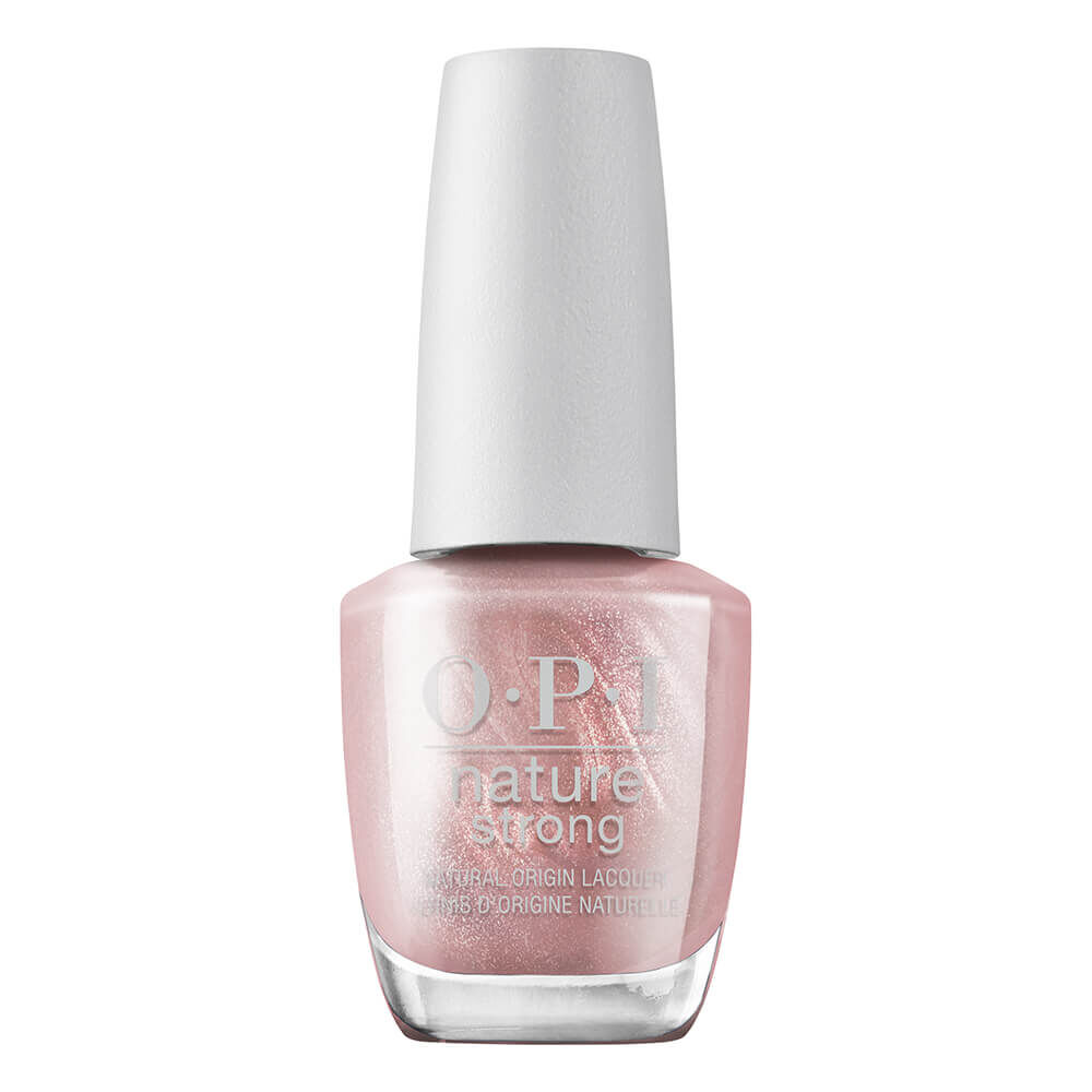 OPI Nature Strong Nail Lacquer - Intentions are Rose Gold 15ml