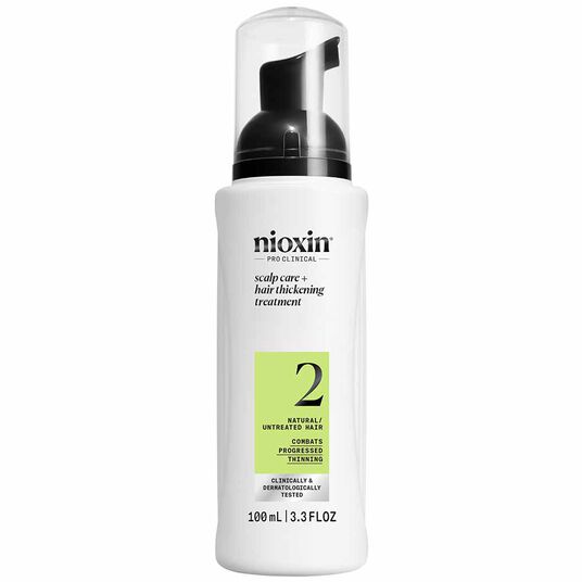 Nioxin Scalp + Hair Thickening System 2 Treatment Serum for Natural Hair with Progressed Thinning 100ml