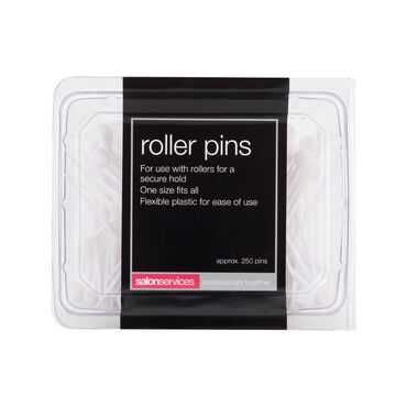 Salon Services Natural Plastic Roller Pins Pack of 288
