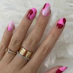 Nails Inc Pro Give Me A Swirl Artificial Nails, Pack 24 Nails & Glue 1.86ml