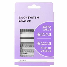 Salon System Individuals Lashes Short, Extra Value Pack