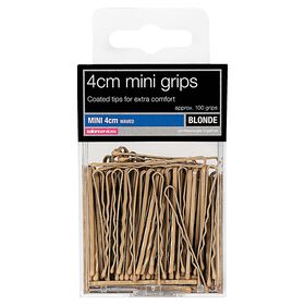 Salon Services Mini 4cm Hair Grips, Pack of 100