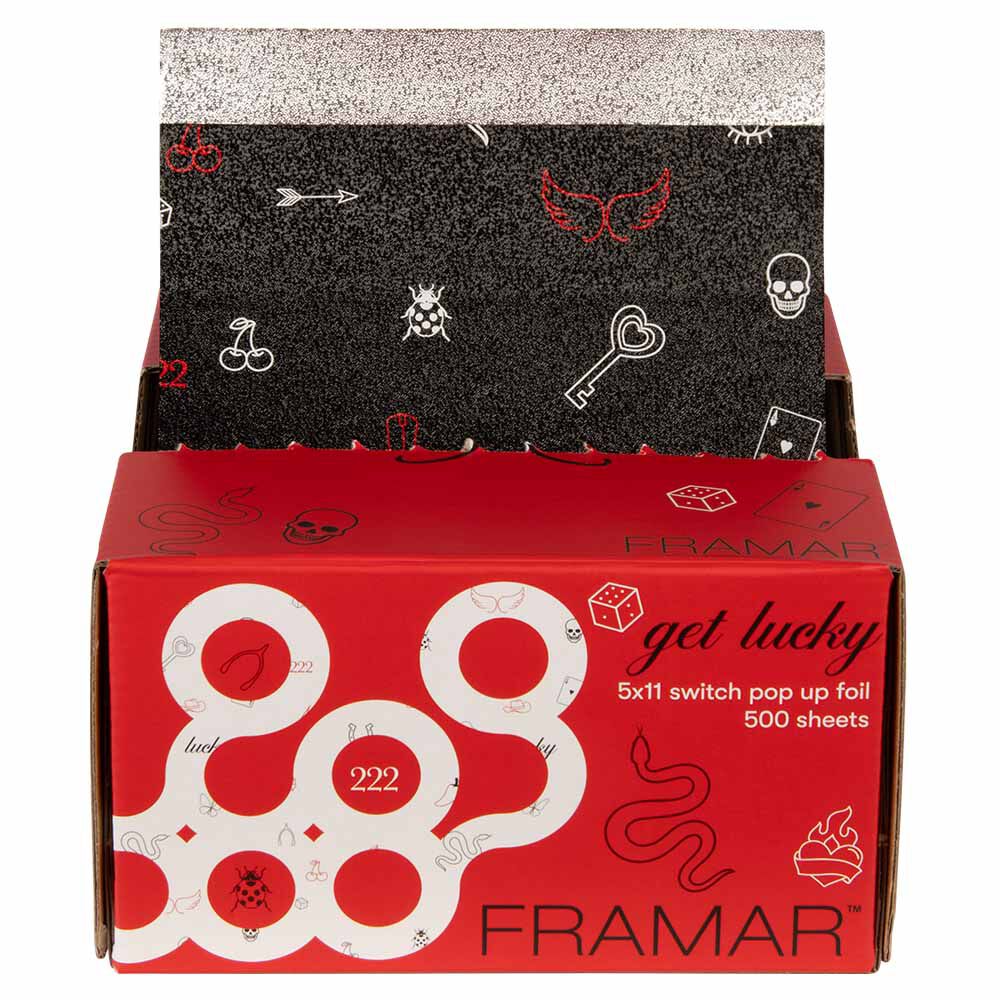 Framar Get Lucky Pop Up Hair Foil Sheets 5x11, Pack of 500