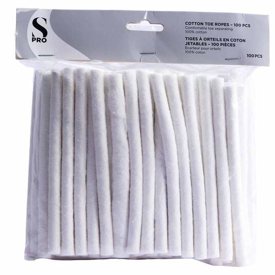 S-PRO Cotton Toe Ropes Pack of 100