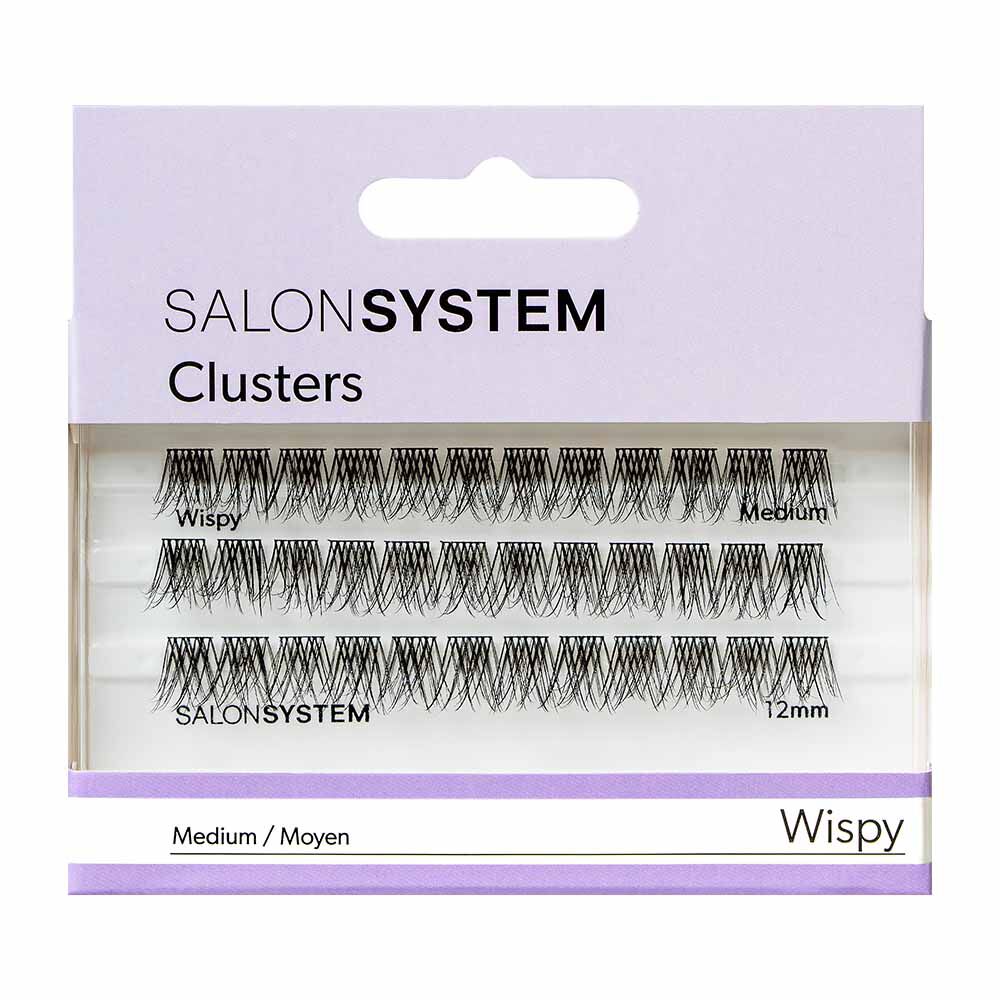 Salon System Individual Lash Clusters Wispy - Medium