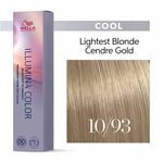 Wella Professionals Illumina Color Permanent Hair Colour - 10/93 Lightest Cendre Gold Blonde 60ml