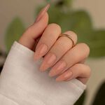 Andreia Professional Pure Balance True Pure T58 - Soft Pink With Copper Glitter, Hema Free Gel Polish 10.5ml