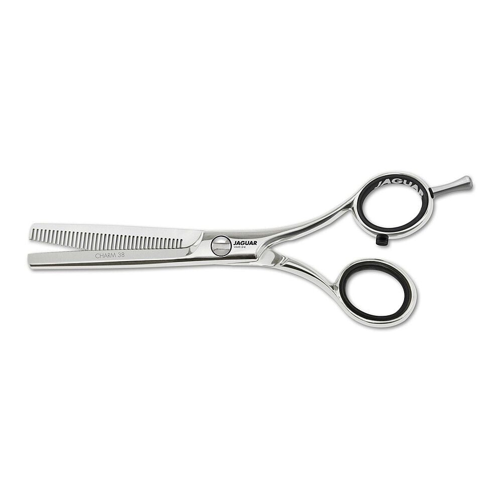 Jaguar White Line Charm 38 Offset Texturing Thinning Scissors 5.5"