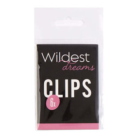 Wildest Dreams Extensions Replacement Clips, Pack of 6 - Brown